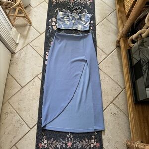 Abercrombie and Fitch Tank Top And Midi Skirt Outfit